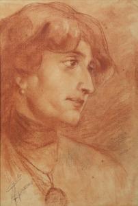AGAZZI Carlo Paolo 1870-1922,Ritratto di dama,Capitolium Art Casa d'Aste IT 2023-10-17
