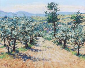 AGGETT Lionel 1938-2009,Olive Grove, Umbria,1994,Tooveys Auction GB 2023-05-17