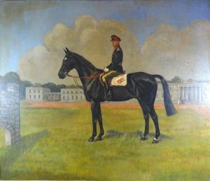 Aglionby E. 1900-1900,Study Of An Officer On Horseback,1961,Jacobs & Hunt GB 2022-01-28