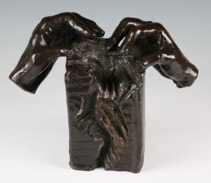 AGNES RISPAL 1946,Les mains du sculpteur,Adjug'art FR 2014-06-03