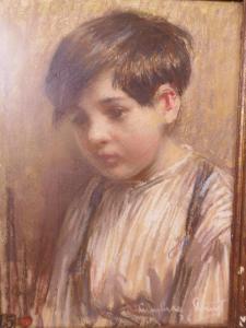 Agness Cumbrae Stewart Janet,Portrait of a young boy,Crow's Auction Gallery GB 2017-11-08