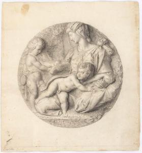 AGRICOLA Filippo 1776-1857,Figura femminile seduta con due putti,Bertolami Fine Arts IT 2021-05-15