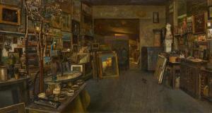 AGTHE Curt 1862-1943,Mein Atelier,1931,Van Ham DE 2023-11-17