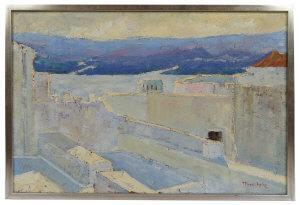 AGUILERA FLORENCIO,Continental rooftop with landscape beyond,Serrell Philip GB 2018-01-11