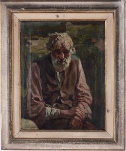 AICARDI Giorgio Matteo 1891-1985,Ritratto di anziano,Cambi IT 2023-07-27