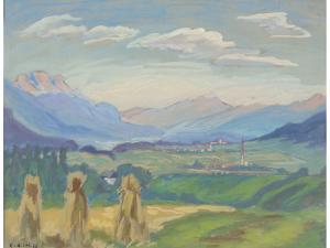 AICH Richard 1886-1975,Paesaggio montano,1928,Sesart's IT 2019-12-18