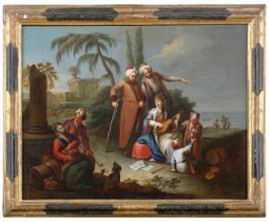 AIGEN Karl Joseph 1684-1762,Zwei orientalische Genreszenen,Nagel DE 2017-10-11