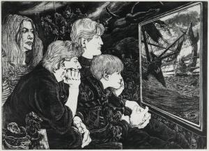 AIGNER Fritz 1930-2005,Gruppenportrait der Familie des Künstlers,1995,Palais Dorotheum AT 2024-01-02