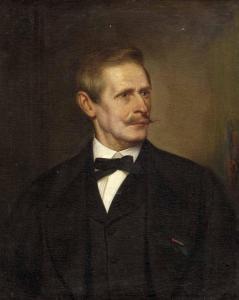 AIGNER Josef Matthaus,"Porträt von Max Pflügl Edler von Leiden ",1878,Palais Dorotheum 2013-03-26