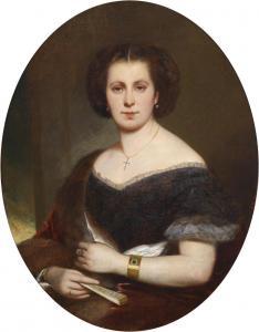 AIGNER Josef Matthaus 1818-1886,Portrait of a CountessEsterhazy,1860,Palais Dorotheum AT 2010-12-06
