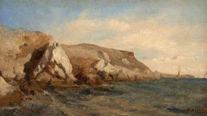 AIGUIER Auguste 1814-1865,Vue des calanques près de Marseil,Artcurial | Briest - Poulain - F. Tajan 2016-10-11