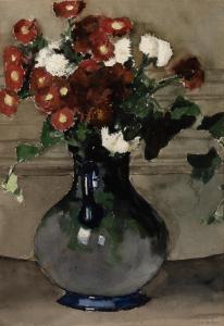 AIKEN Charles Avery 1872-1965,Chrysanthemums,1936,William Doyle US 2023-03-01