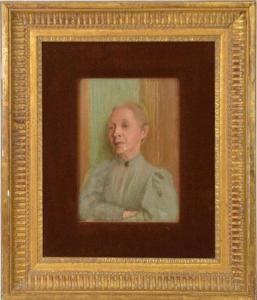 AIKEN Charles Avery 1872-1965,Portrait of Artist Mother,1898,Hood Bill & Sons US 2020-11-17