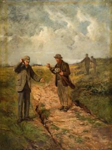 AIKMAN George 1831-1906,Gullane Links - A Bad Lie,1890,Heffel CA 2023-10-26