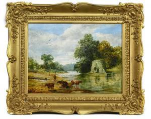 AIKMAN George 1831-1906,THE WATERING HOLE,McTear's GB 2023-07-19