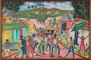 AIME F. Bien,A demonstration on the streets of Haiti,1970,Florence Number Nine IT 2015-06-03