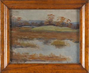 AIMEE Lamb 1893-1989,Marsh landscape,1953,Eldred's US 2023-03-23