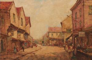 AINSLEY Dennis 1880-1952,The Shambles, York,John Moran Auctioneers US 2023-04-25