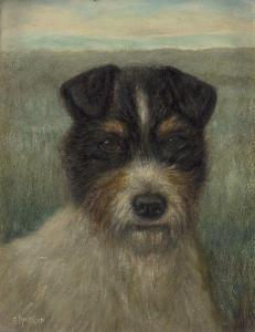 AISTROP Edward 1800-1900,Portrait of a terrier,Rosebery's GB 2022-07-19