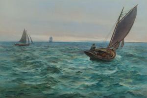 AITKEN James 1854-1935,SAILING IN THE IRISH SEA,Ross's Auctioneers and values IE 2022-10-12