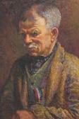AITKEN Wilhelmina Turner 1886-1972,Portrait of a man wearing medals,1886,Henry Adams GB 2015-10-07