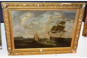 AITKINSON George 1806-1885,Seascape Man O War,Shapes Auctioneers & Valuers GB 2015-03-07