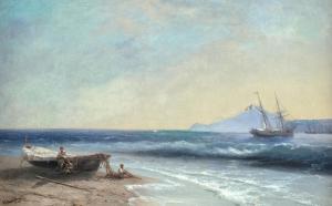 AIVAZOVSKY Ivan Constantinovich 1817-1900,Off the Southern Coast,1893,MacDougall's GB 2024-04-10