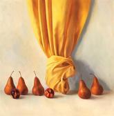 AKERMAN Crispin,Yellow drape, Pears & nectarines 2005,2005,Mossgreen AU 2010-06-07