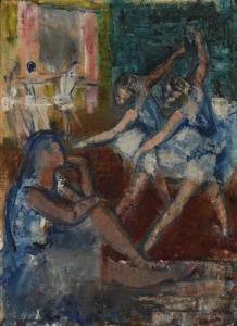 AKESSON Gerda 1909-1992,Ballet girls,Bruun Rasmussen DK 2020-01-28