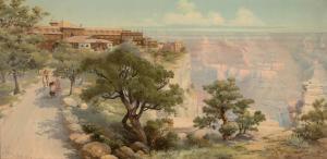 AKIN Louis B 1868-1913,El Tovar,1906,Santa Fe Art Auction US 2022-03-12