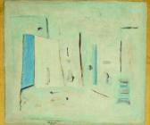 Aksouh Mohamed 1934,Composition abstraite,Morand FR 2017-09-10