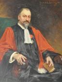 AL BOISSELIER Georges 1876,Portrait de magistrat,1911,Richmond de Lamaze FR 2011-07-02