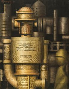 ALAMON Gustavo 1935,Robot,Castells & Castells UY 2019-10-30