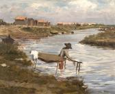 ALAUX Guillaume 1856-1912,Jeune lavandière bretonne,Dogny Auction CH 2015-10-06