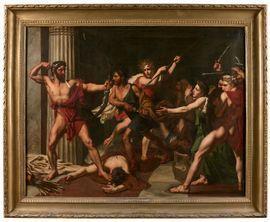 ALAUX Jean, le Romain 1786-1864,Ulysse massacrant les prétendants de Pénéloppe,Daguerre 2021-03-26