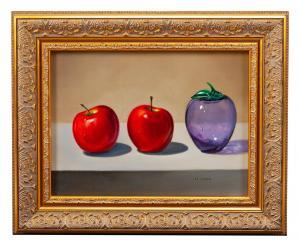 Alban Lee 1948,Still Life with Apples,Hindman US 2019-09-04