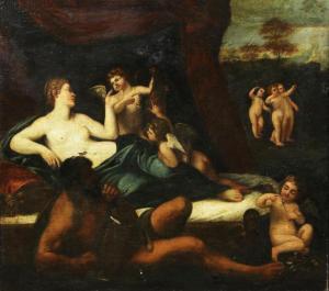 ALBANE Francesco 1577-1660,Venus et les Amours,Rieunier FR 2012-03-19