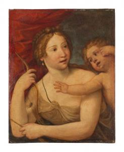 ALBANI Francesco 1578-1660,Vénus désarmant Cupidon,1650-1655,AUCTIE'S FR 2024-01-26
