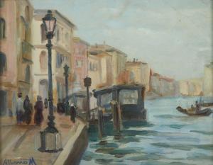 ALBANO Mario 1896-1968,Canal Grande,1958,Capitolium Art Casa d'Aste IT 2023-02-21