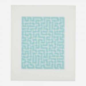 ALBERS Anni 1899-1994,Blue Meander,1970,Wright US 2023-12-07