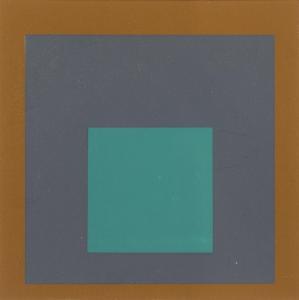 ALBERS Josef 1888-1976,Homage to the Square (Brown with Green Square),Rosebery's GB 2024-04-23