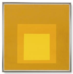 ALBERS Josef 1888-1976,STUDY FOR: HOMAGE TO THE SQUARE TOWARDS FALL II,1961,Sotheby's GB 2017-05-04