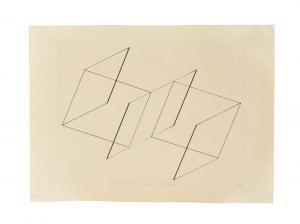 ALBERS Josef 1888-1976,Untitled (Drawing of a Structural Constellation),1955,Bonhams GB 2018-06-27