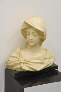 ALBERT Adolphe 1853-1932,Buste de femme,Rops BE 2019-11-10