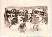 ALBERT Adolphe 1853-1932,five portrait heads,Bloomsbury London GB 2005-06-28