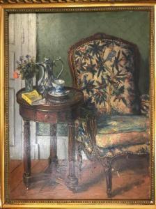 ALBERT Adolphe 1853-1932,L'heure du thé,1906,Millon & Associés FR 2019-09-17