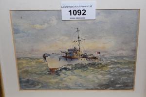 ALBERT Claude 1942,portraits of various British Naval shipping,Lawrences of Bletchingley 2020-09-08