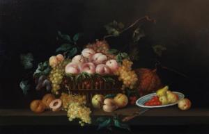 ALBERT Jeannine 1939,(fruit in basket still life),Hindman US 2014-11-21