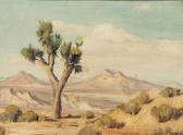 ALBERT Karl 1911-2007,Joshua tree in a desert landscape,John Moran Auctioneers US 2018-08-21