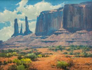 ALBERT Karl 1911-2007,Three Sisters Monument Valley,Hindman US 2023-05-04